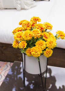 Artificial Marigold Bush  - 13"