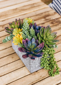 Fake Succulent Pick in Lavender Green - 4.5" Wide