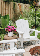 Load image into Gallery viewer, Kendall Ceramic Flower Pot in White - 6.75&quot; Tall x 7&quot; Wide
