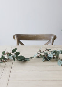 Artificial Seeded Eucalyptus Garland - 6'