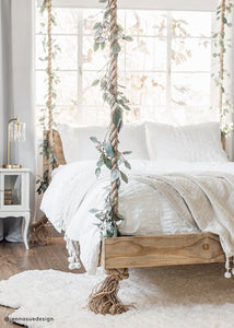 Artificial Seeded Eucalyptus Garland - 6'