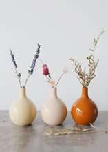 Load image into Gallery viewer, Handmade Earthenware Blush Vase by Franca- 5&quot; Tall
