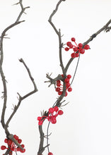 Load image into Gallery viewer, Red Artificial Berry Vine Branch
