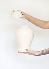 Load image into Gallery viewer, Blush Pink Ginger Jar - 13.5&quot; Tall
