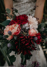 Load image into Gallery viewer, Chrysanthemum Faux Flower in Burgundy - 7&quot; Bloom
