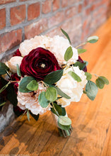 Load image into Gallery viewer, Peony Silk Flower in Blush Ivory - 21" Tall
