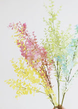 Load image into Gallery viewer, Colorful Fake Eucalyptus Leaves in Pink - 31.5&quot;
