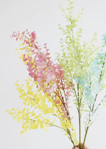 Colorful Fake Eucalyptus Leaves in Pink - 31.5"