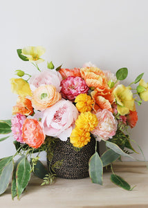 Large Blush Pink Ranunculus Flower - 37"