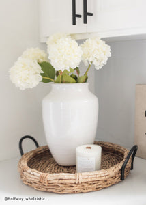 Cream Small Silk Flower Hydrangea - 3" Bloom