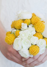 Load image into Gallery viewer, Mini White Cream Silk Ranunculus Bush - 10"
