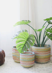 Fake Split Philodendron Leaf Plant in Pot - 36"