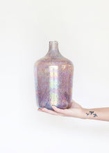 Load image into Gallery viewer, Glass Floral Bud Vase in Iridescent Opal - 11&quot; Tall

