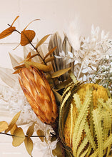 Load image into Gallery viewer, Pack of 2 - Dried Yellow Banksia with Leaves
