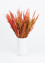 Load image into Gallery viewer, Dried Grass Bouquet in Warm Orange Yellow - 20&quot; Tall
