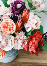 Load image into Gallery viewer, Pink Artificial Dahlia Flower
