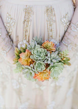 Load image into Gallery viewer, Artificial Succulent Bouquet Pick in Green Gray - 4&quot; Wide
