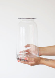 Everyday Clear Glass Floral Vase - 11.25" Tall