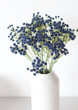 Load image into Gallery viewer, Dark Blue Real Touch Baby&#39;s Breath Bush
