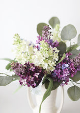 Load image into Gallery viewer, Multi Purple Fake Flower Bouquet of Lilacs
