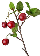 Load image into Gallery viewer, Red Artificial Fruit Apples Branch - 31" Tall
