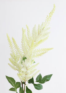 Astilbe Fake Flowers in Cream - 34"