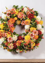 Load image into Gallery viewer, Fake Flowers Dahlia in White - 17&quot;
