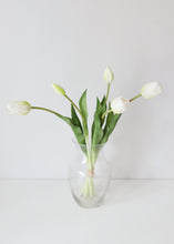 Load image into Gallery viewer, Artificial Real Touch Bundle of Cream Tulips - 18&quot; Tall
