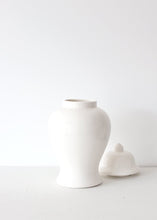 Load image into Gallery viewer, Glossy White Ginger Jar - 13.5&quot; Tall
