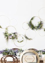 Load image into Gallery viewer, Gold Metal Ring for Floral Hoops - 12&quot; Wide
