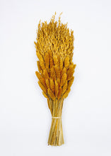 Load image into Gallery viewer, Golden Orange Yellow Dried Grasses Bouquet - 19&quot; Tall
