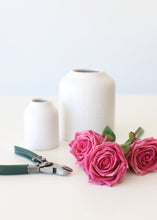 Load image into Gallery viewer, Hot Pink Real Touch Fake Rose Bundle
