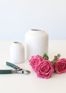 Hot Pink Real Touch Fake Rose Bundle