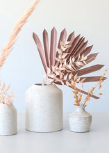 Load image into Gallery viewer, Distressed White Hari Ceramic Bud Vase - 3.5&quot; Tall
