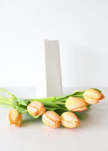 Load image into Gallery viewer, Peach Artificial Tulip Flower Bundle
