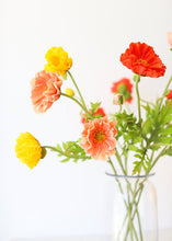 Load image into Gallery viewer, Orange Red Real Touch Poppy Fake Flowers
