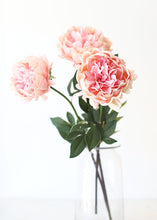 Load image into Gallery viewer, Real Touch Peony Fake Flower in Light Pink
