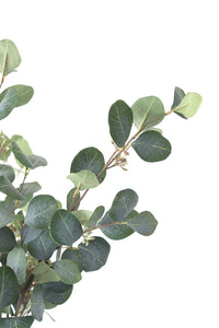 Artificial Eucalyptus Leaf in Grey Green - 30" Tall