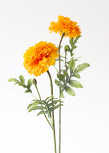 Load image into Gallery viewer, Artificial Marigold Flower in Orange
