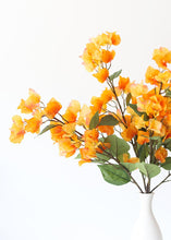 Load image into Gallery viewer, Artificial Bougainvillea in Orange Pink 34&quot;
