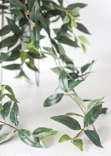 Load image into Gallery viewer, Artificial Plant Ruscus Leaf Hanging Bush - 28&quot; Long
