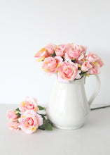 Load image into Gallery viewer, Silk Roses in Pink - 21.5" Tall
