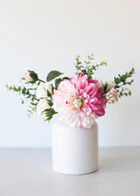 Load image into Gallery viewer, Speckled White Cylinder Vase - 5.75" Tall
