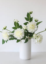 Load image into Gallery viewer, Cream Artificial Dahlia Flowers
