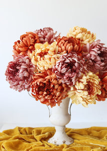 Dusty Pink Mum Artificial Flower