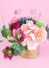 Load image into Gallery viewer, Silk Flower Peony in Pastel Pink - 23" Tall

