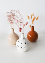 Load image into Gallery viewer, Handmade Speckled Earthenware Vase by Franca  - 5&quot; Tall
