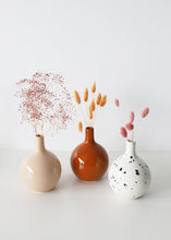 Load image into Gallery viewer, Handmade Speckled Earthenware Vase by Franca  - 5&quot; Tall
