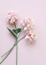 Load image into Gallery viewer, Pink Artificial Dahlia Flower
