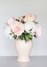 Load image into Gallery viewer, Pink Fuchsia Real Touch English Cabbage Rose - 22.5" Tall
